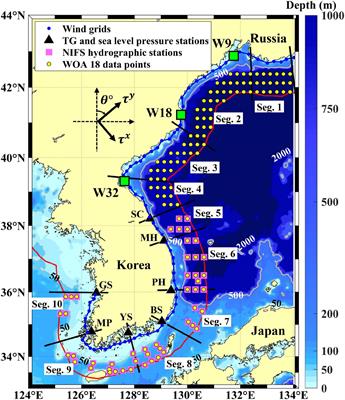 Alongshore Propagation of Subtidal Sea Level Fluctuations Around the Korean Peninsula Over Varying Stratification and Shelf Topography